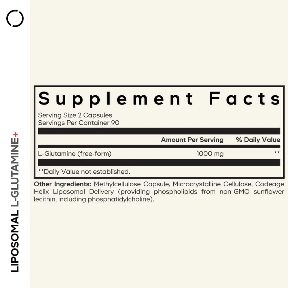 Codeage L-Glutamine+ Free-Form Amino Acid Supplement - Image 2