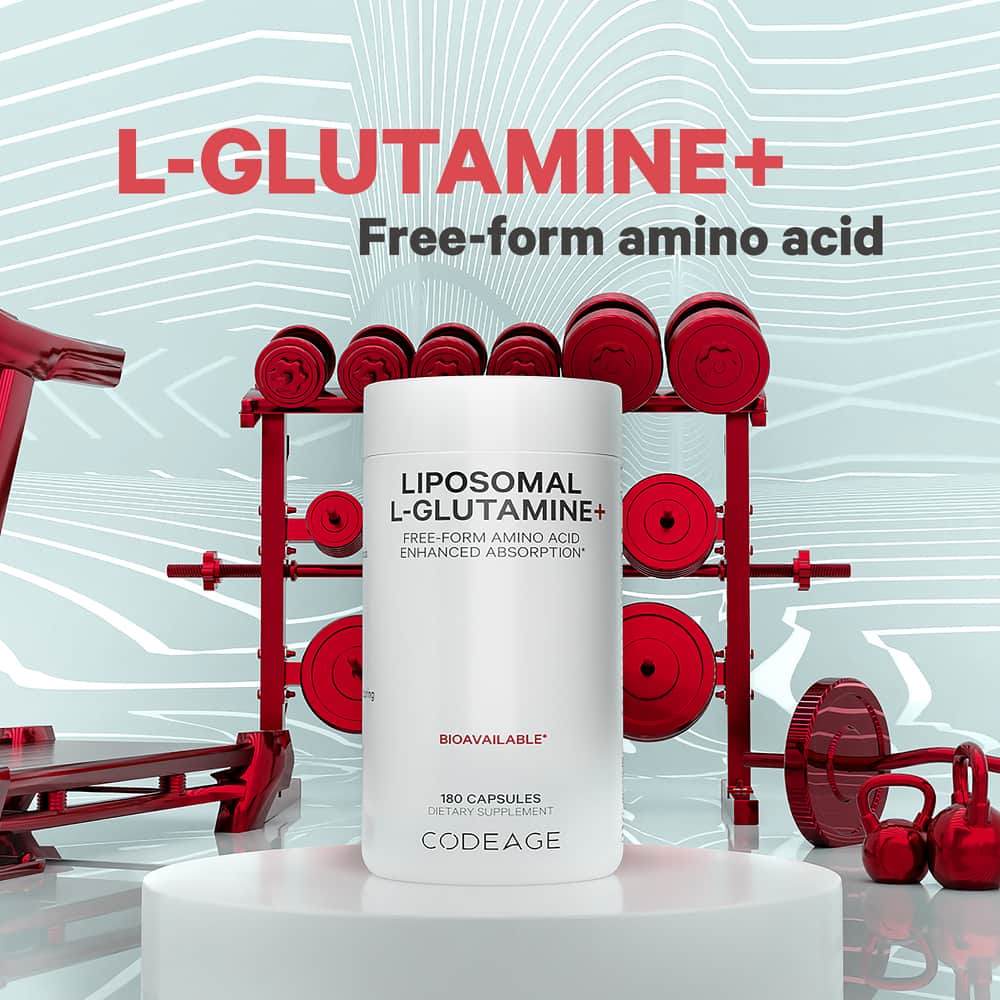 Codeage L-Glutamine+ Free-Form Amino Acid Supplement - Image 3