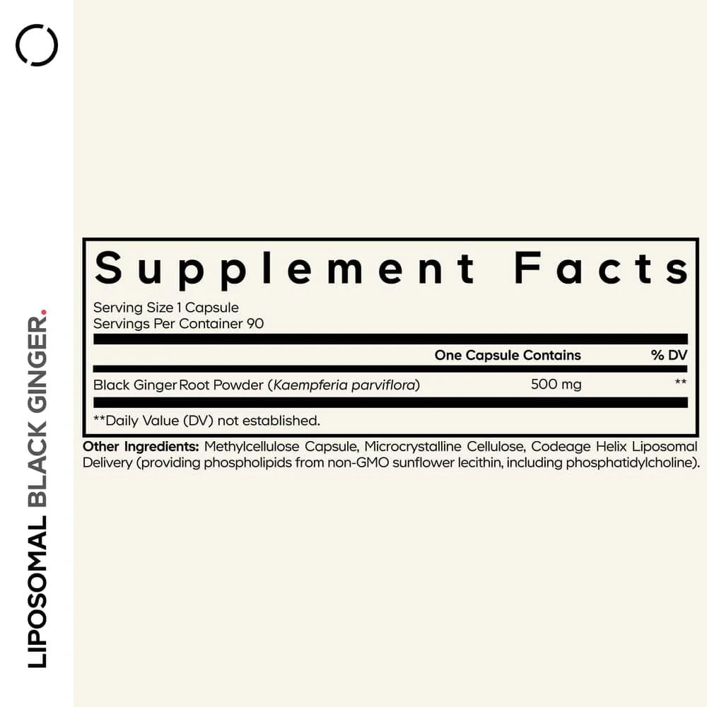 Codeage Liposomal Black Ginger - Image 2