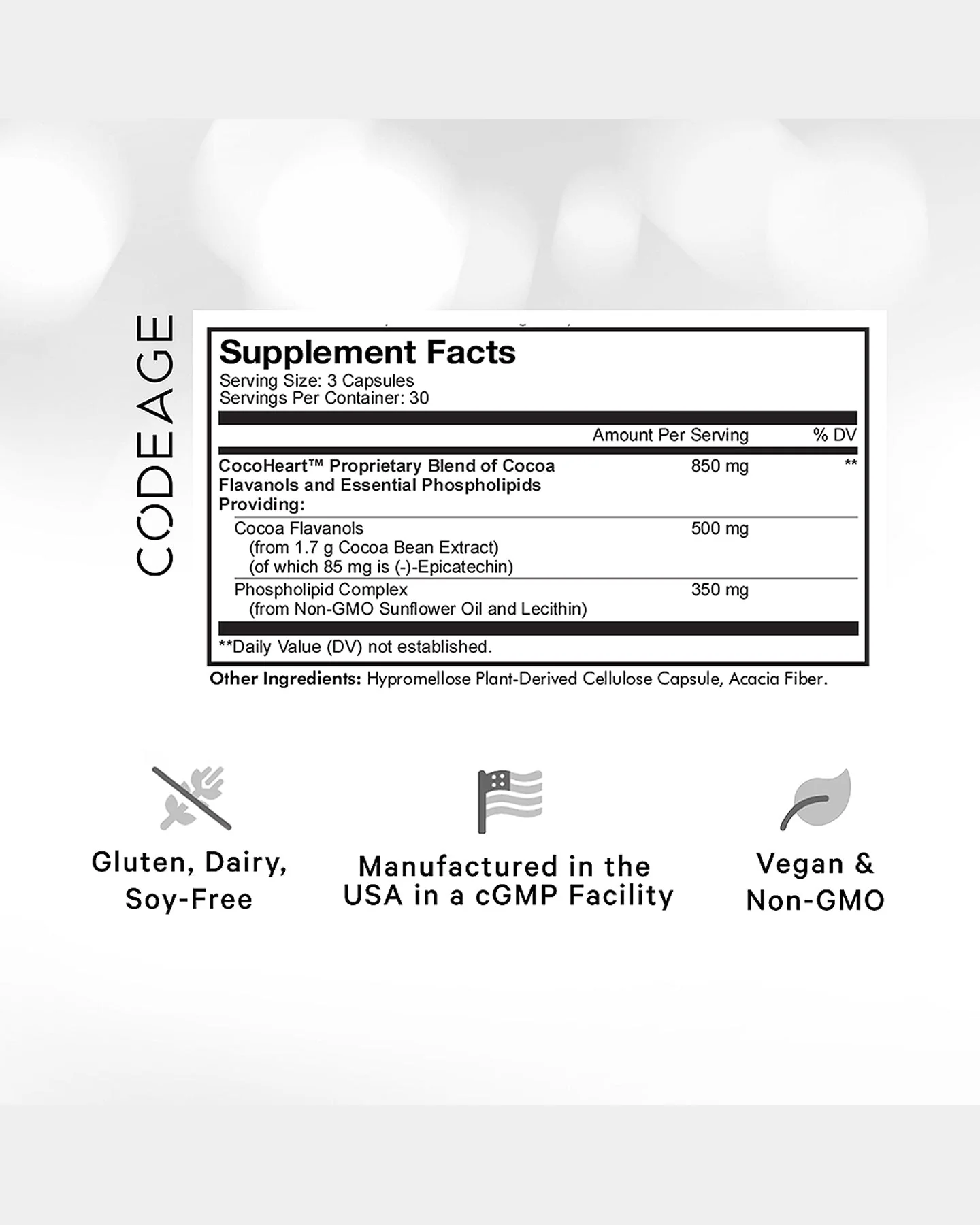 Codeage Liposomal Cocoa Flavanols+ - Image 2