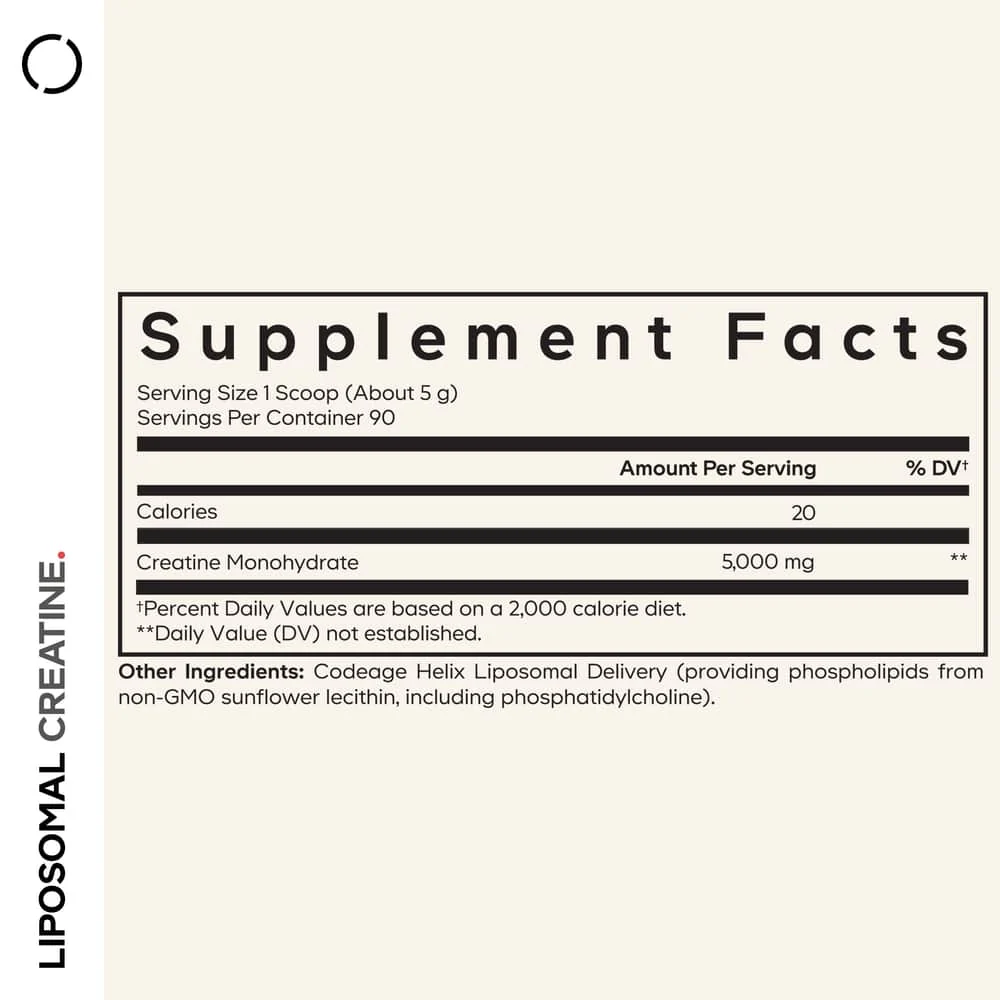 Codeage Liposomal Creatine Monohydrate Large - Image 2