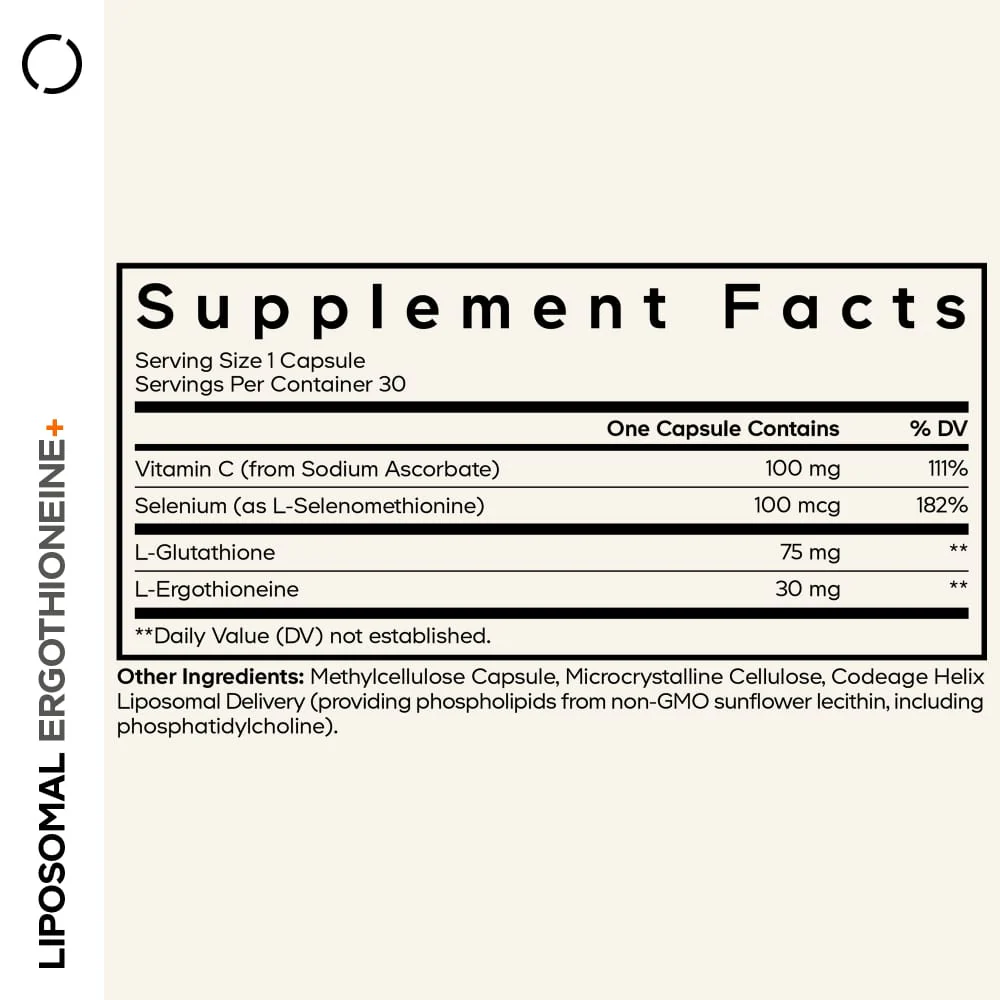 Codeage Liposomal Ergothioneine+ - Image 2