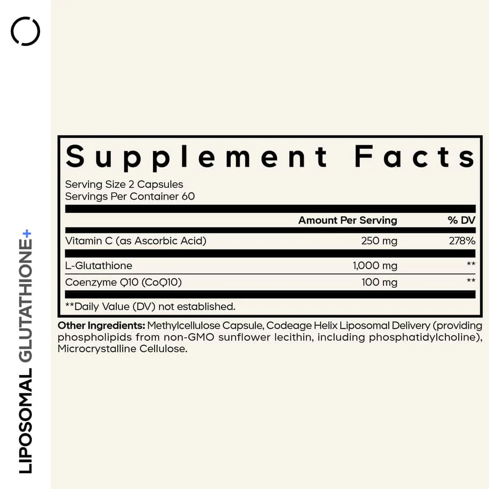 Codeage Liposomal Glutathione+ 1000 mg - Image 2