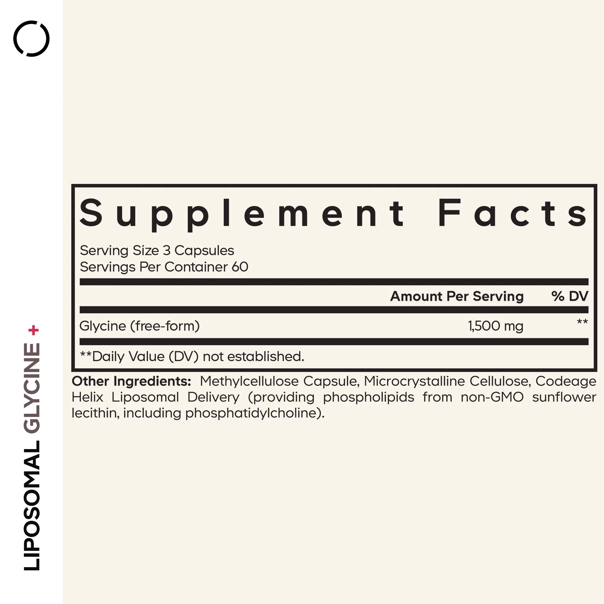 Codeage Liposomal Glycine+ - Image 3