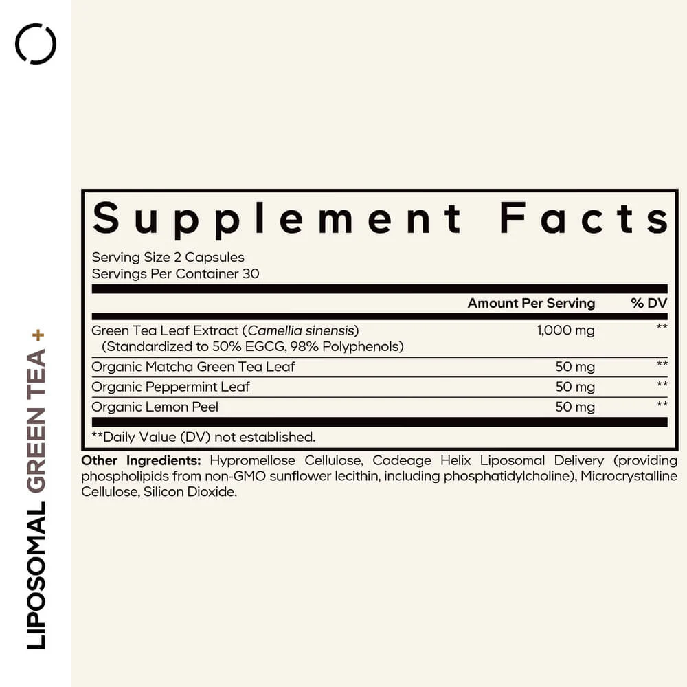Codeage Liposomal Green Tea+ - Image 2