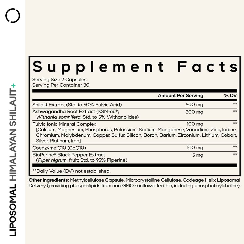 Codeage Liposomal Himalayan Shilajit+ - Image 2