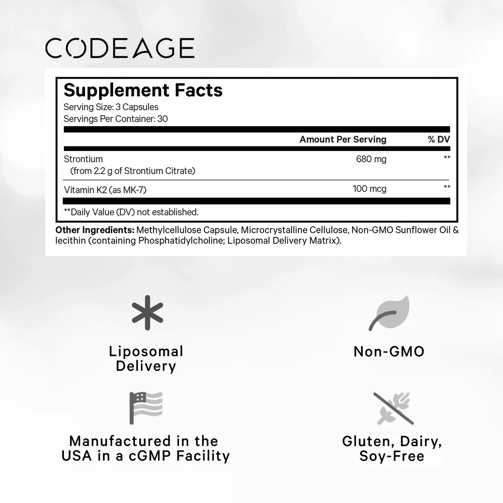 Codeage Liposomal Strontium - Image 2