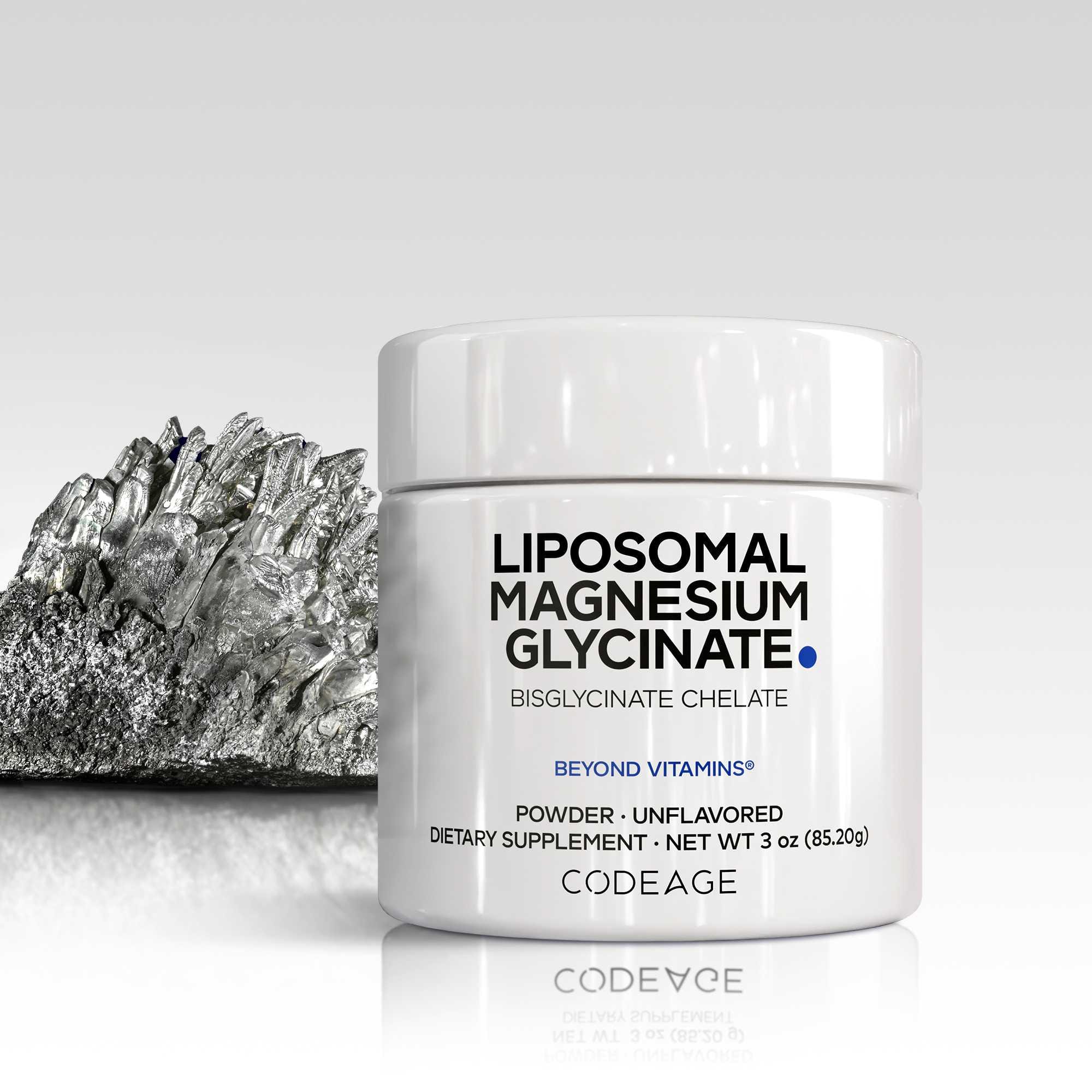 Codeage Magnesium Glycinate 100% Chelated Powder Supplement - Image 3
