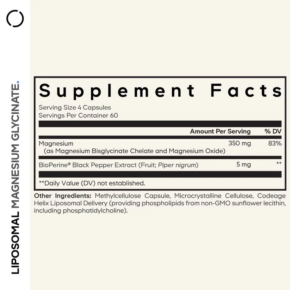 Codeage Liposomal Magnesium Glycinate Supplement - Image 3