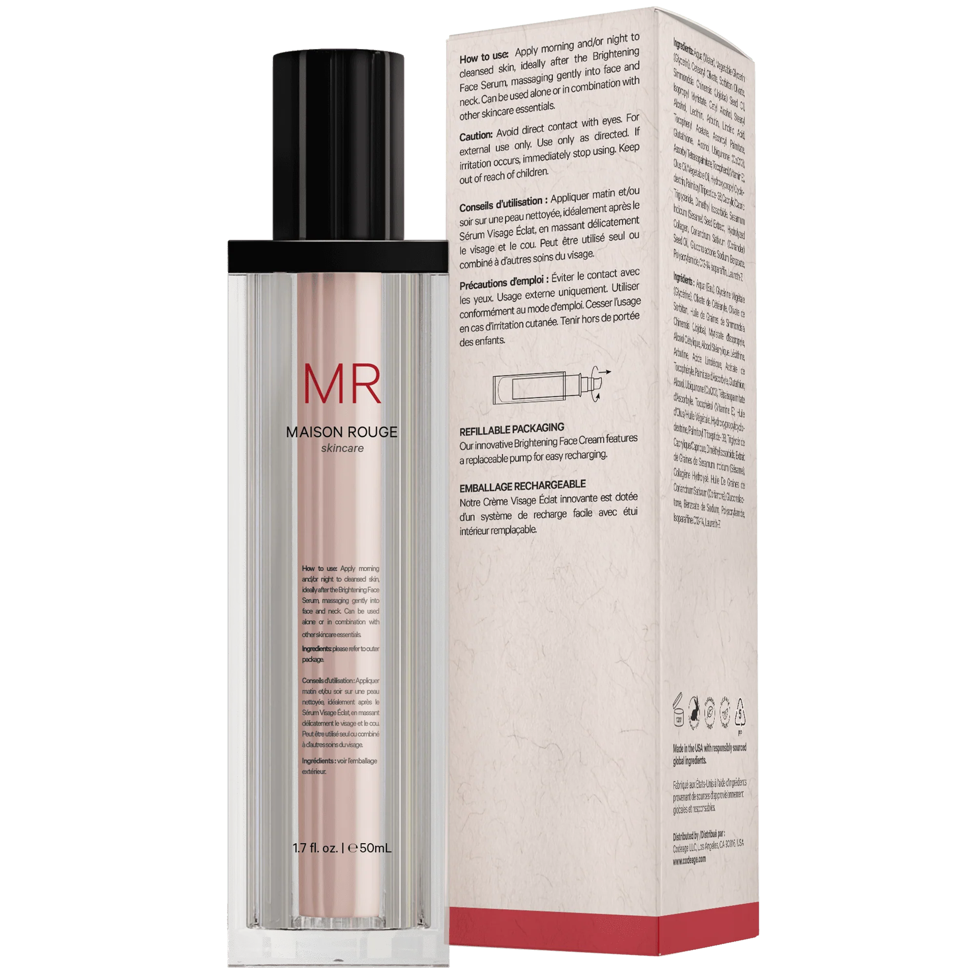Codeage Maison Rouge Brightening Face Cream - Image 5