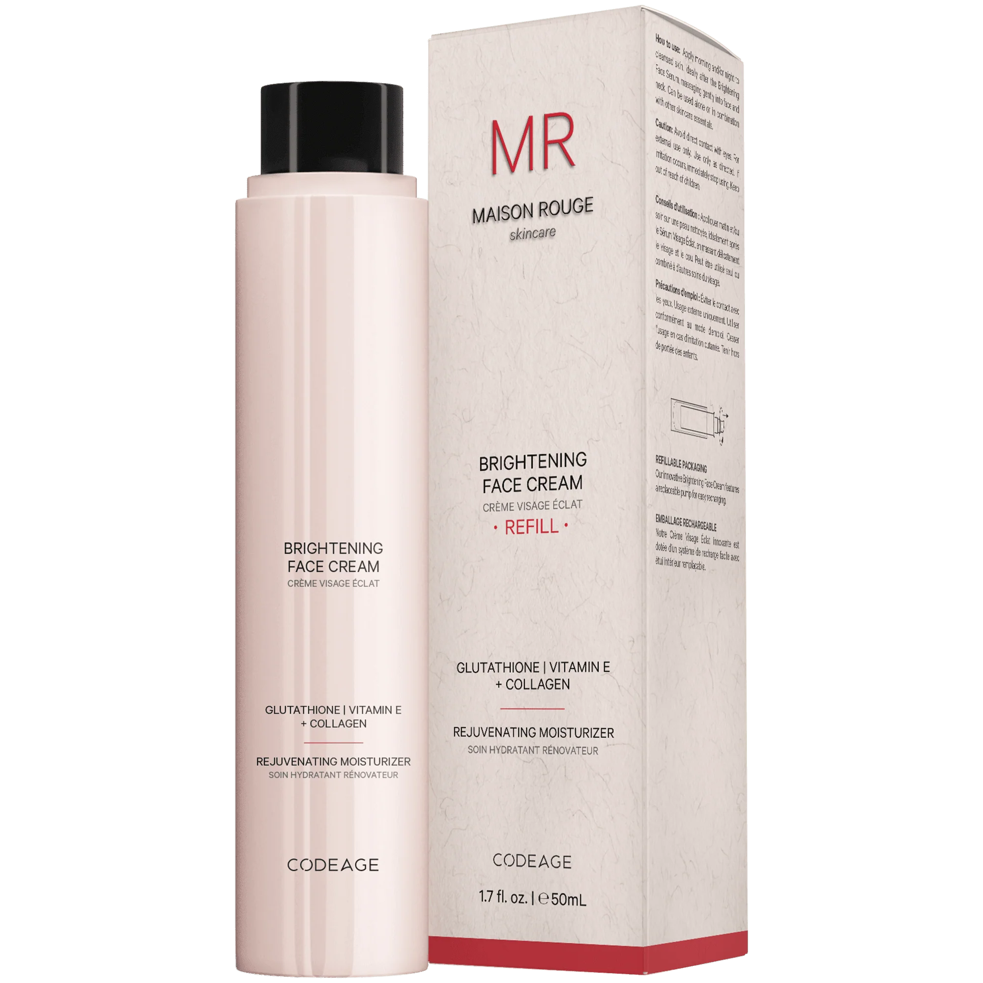 Codeage Maison Rouge Brightening Face Cream Refill