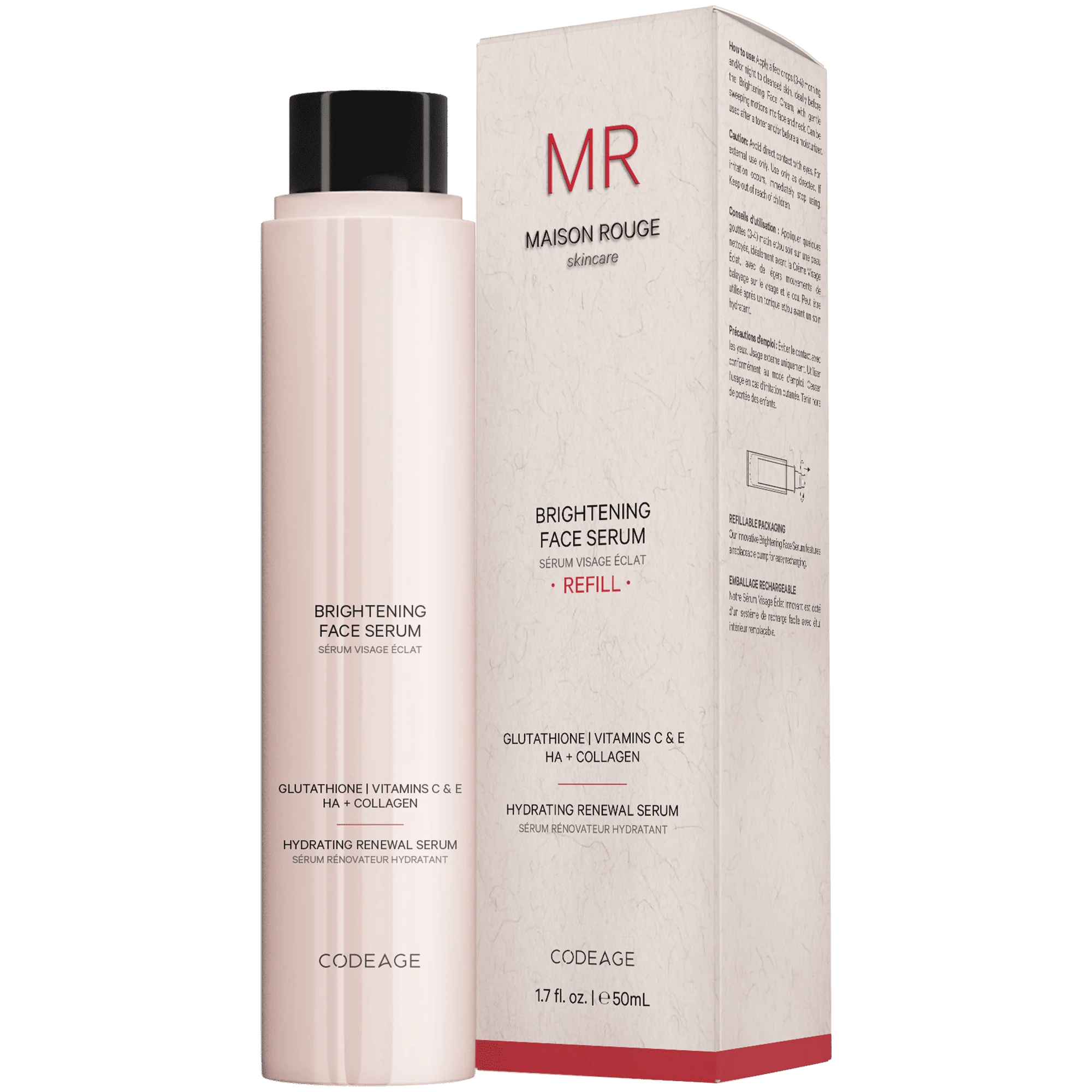 Codeage Maison Rouge Brightening Face Serum Refill