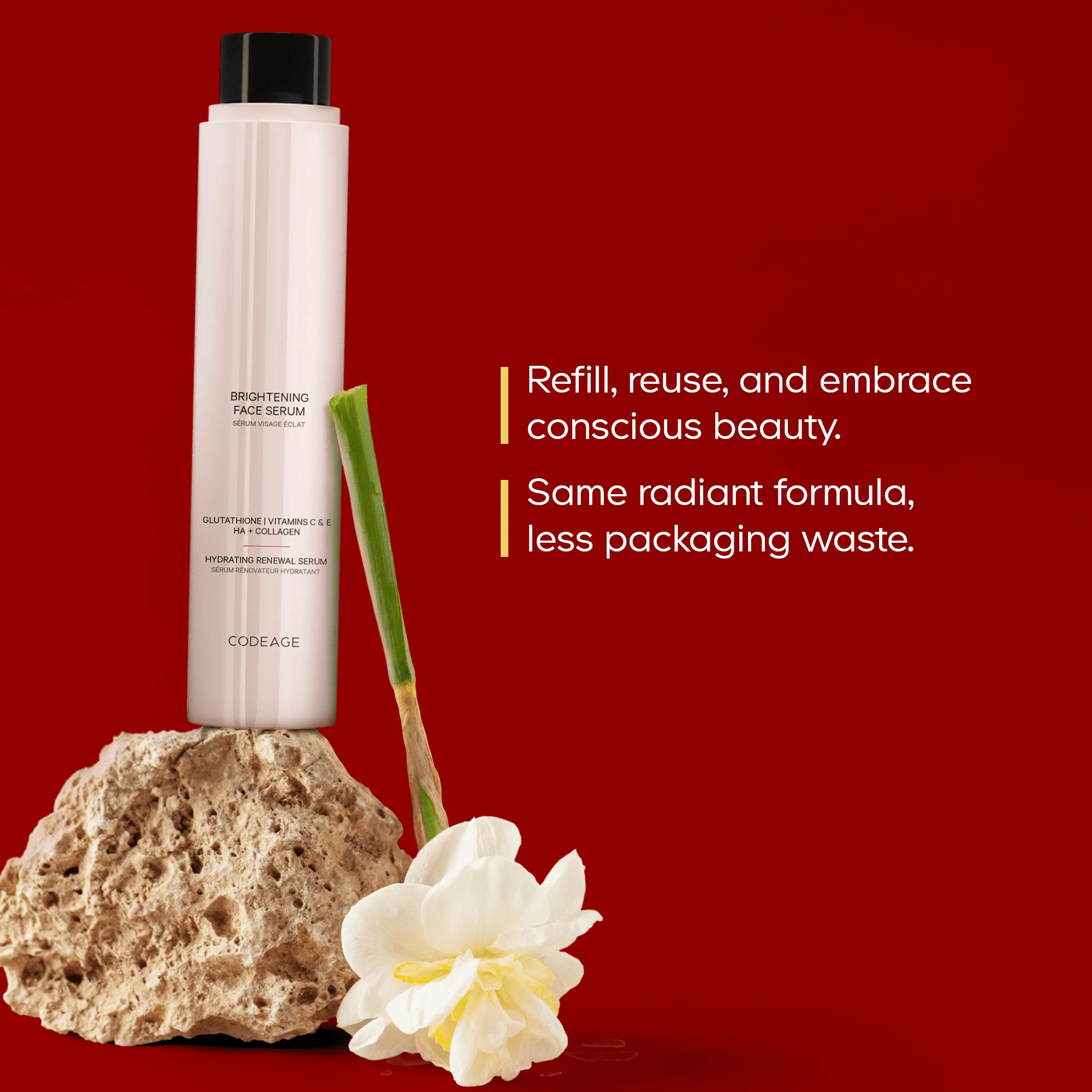 Codeage Maison Rouge Brightening Face Serum Refill - Image 4