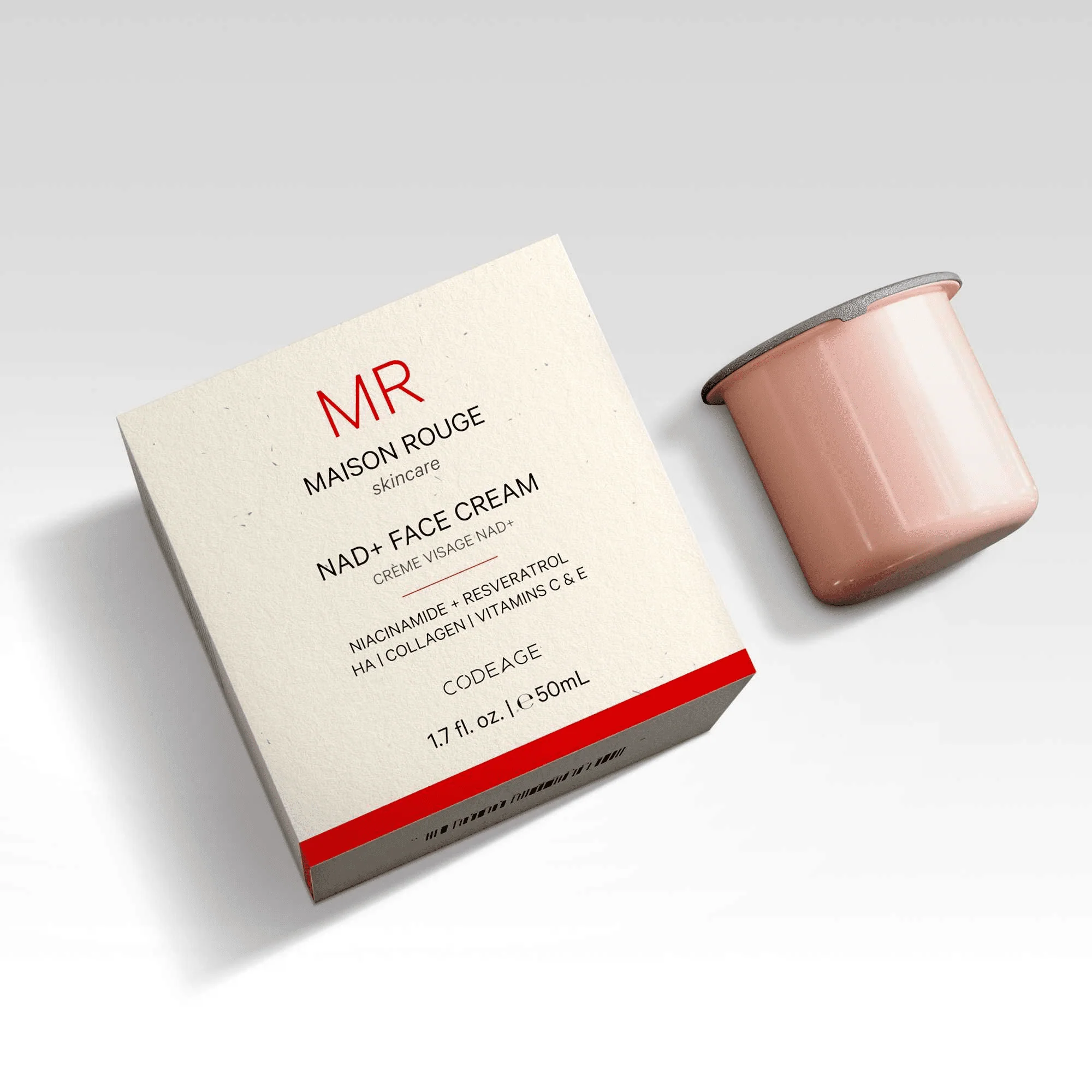 Codeage Maison Rouge NAD+ Face Cream Refill - Image 4