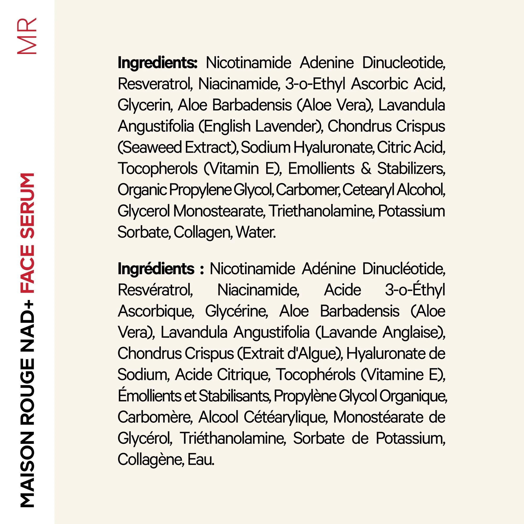 Codeage Maison Rouge NAD+ Face Serum Refill - Image 2