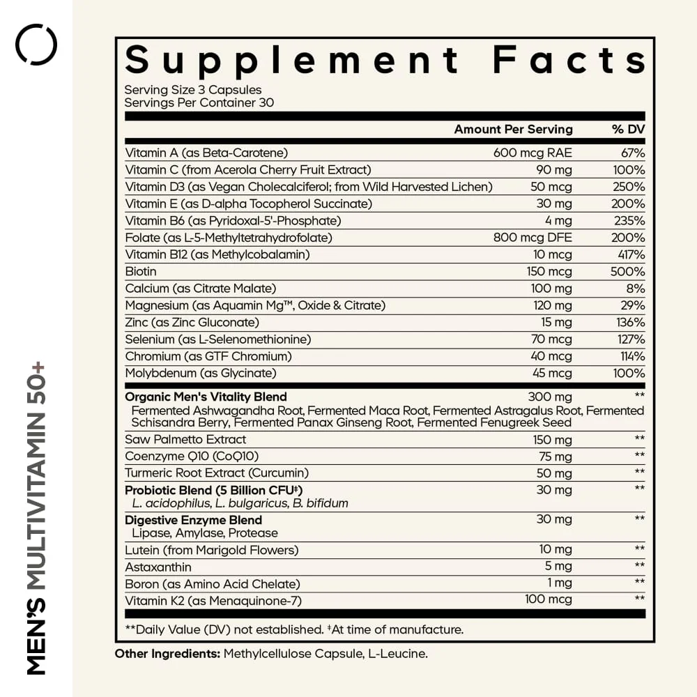 Codeage Men's Multivitamin 50+ - Image 2