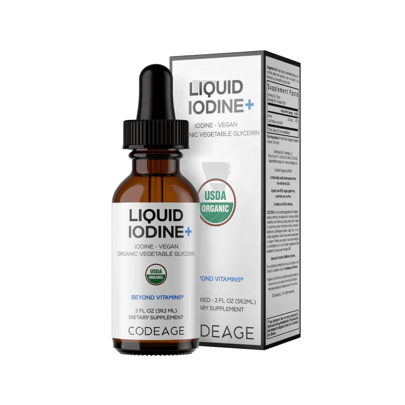 Codeage Minerals Iodine +  USDA Certified Organic