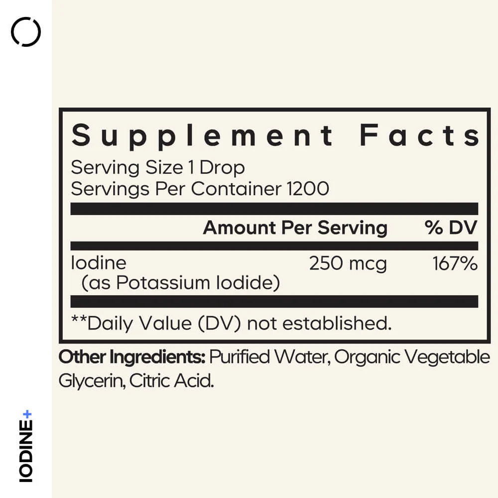 Codeage Minerals Iodine +  USDA Certified Organic - Image 3