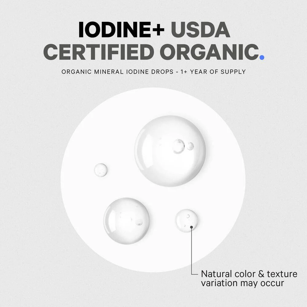 Codeage Minerals Iodine +  USDA Certified Organic - Image 5