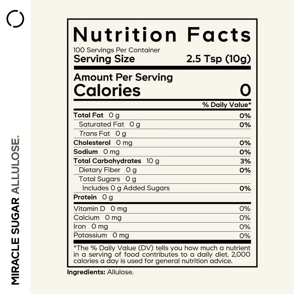 Codeage Miracle Sugar Allulose Powder - Image 2