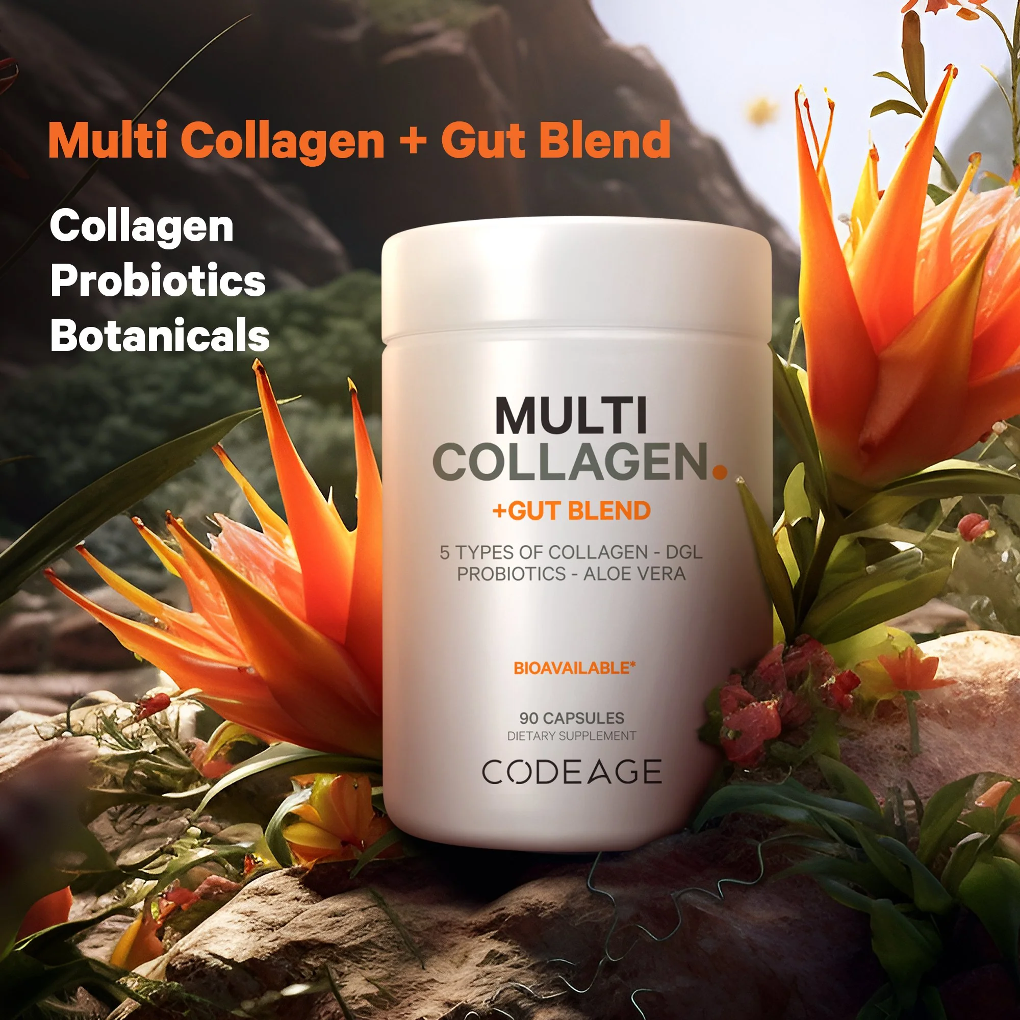 Codeage Multi Collagen Capsules + Gut Health Blend - Image 5
