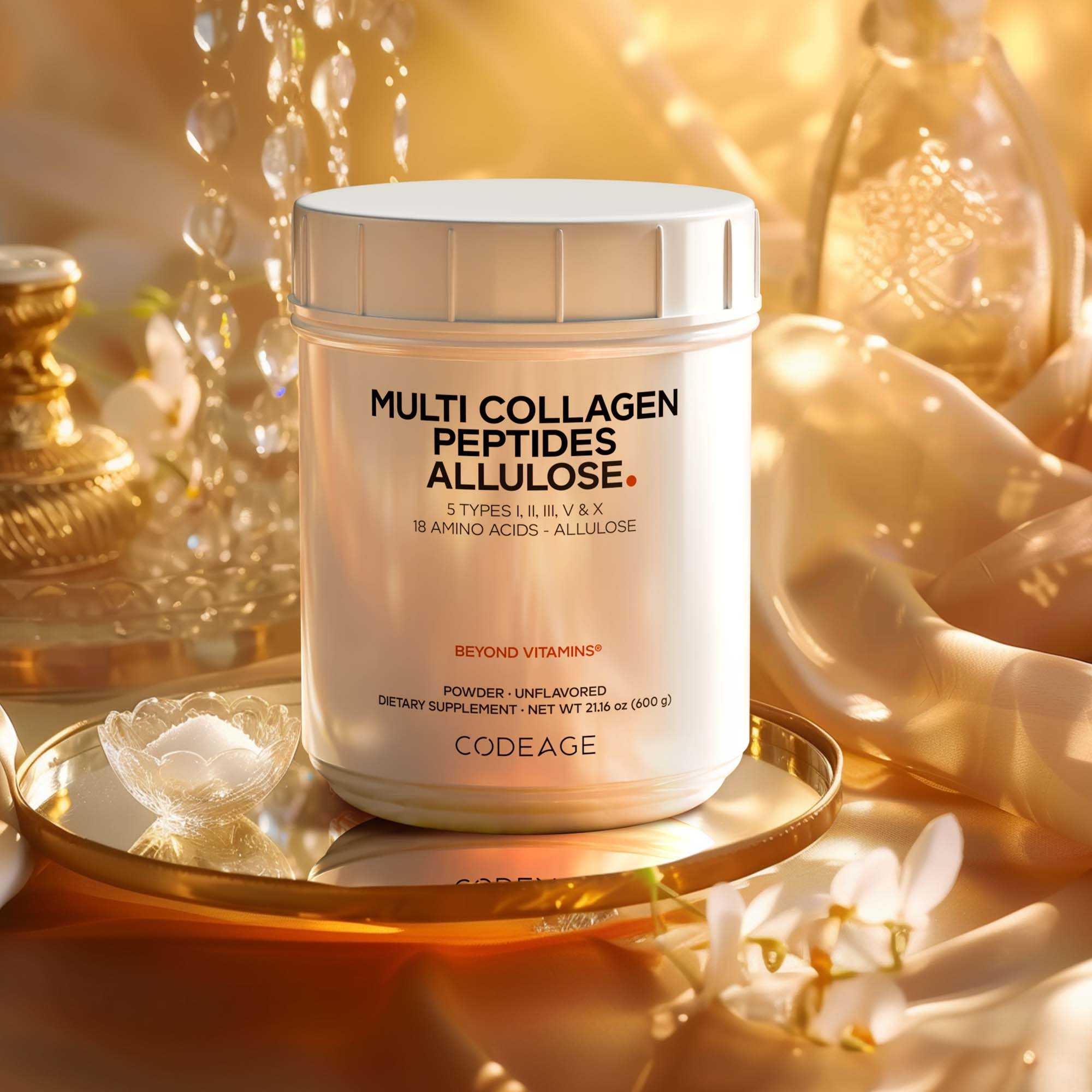 Codeage Multi Collagen Peptides Allulose Powder - Image 3
