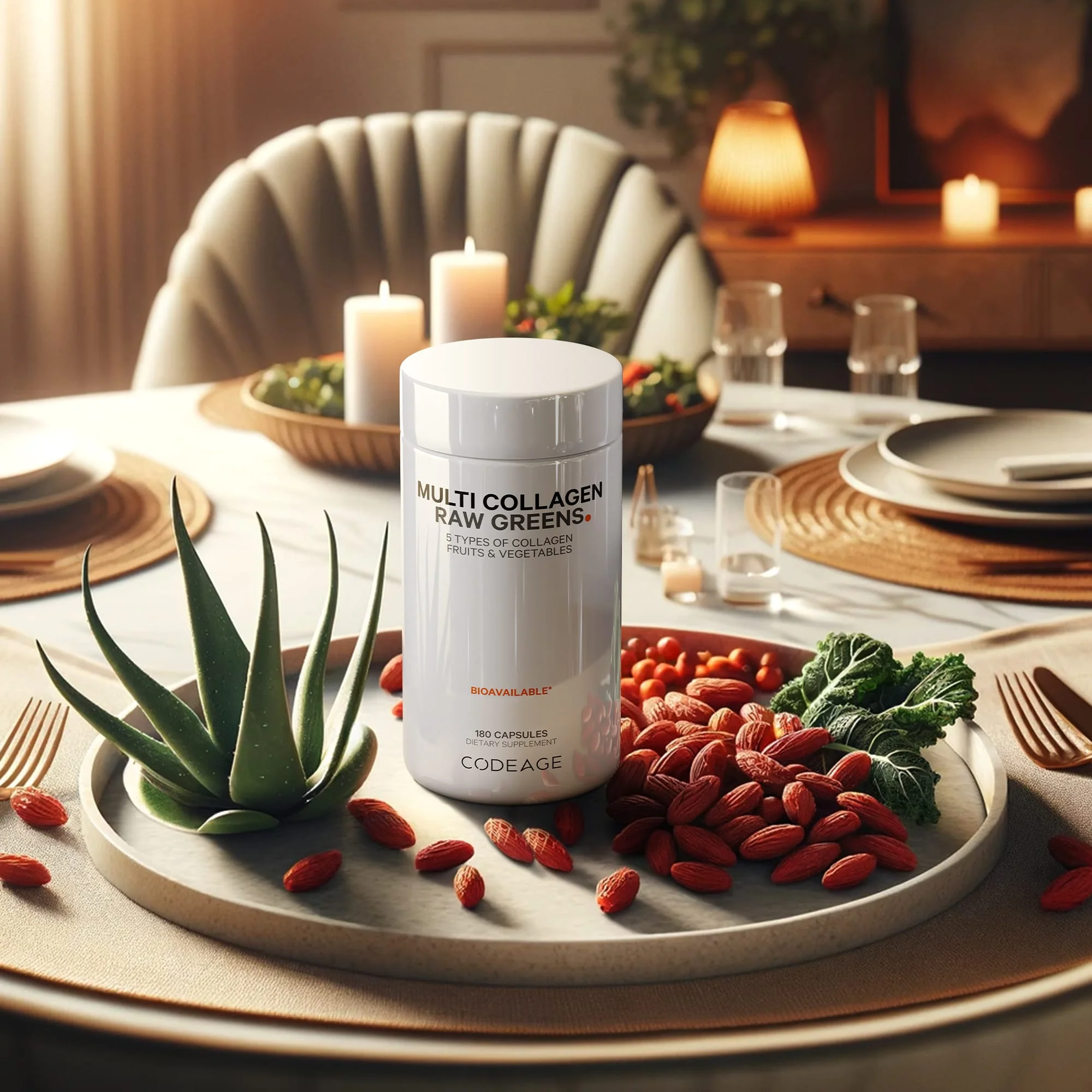 Codeage Multi Collagen Raw Greens - Image 3