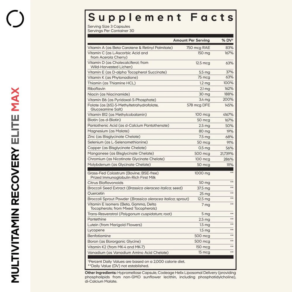 Codeage Multivitamin Recovery Elite Max - Image 2