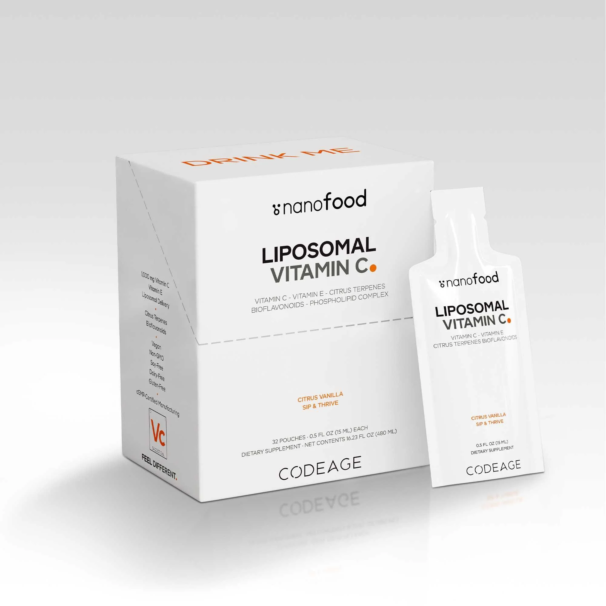 Codeage Nanofood Vitamin C Liquid Supplement - Image 3