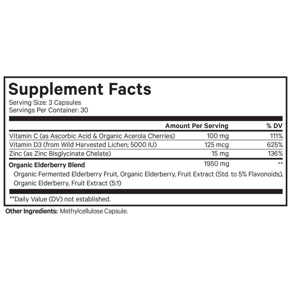 Codeage Organic Black Elderberry Blend - Image 2