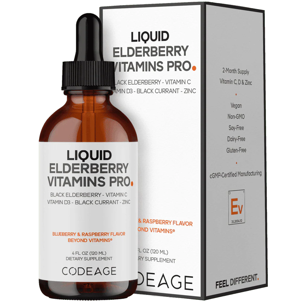 Codeage Organic Black Elderberry Syrup