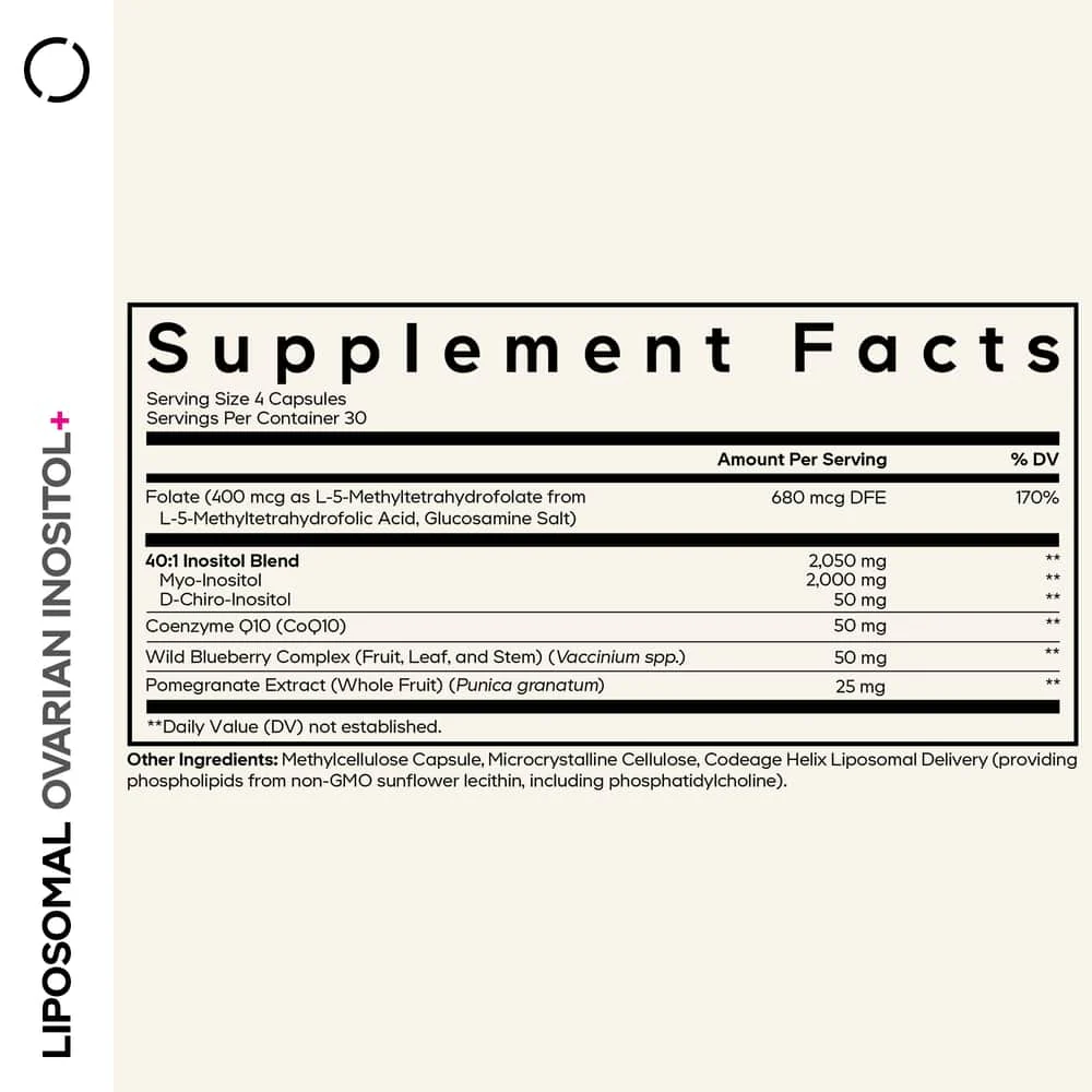 Codeage Ovarian Inositol+ Hormonal Balance Supplement - Image 2