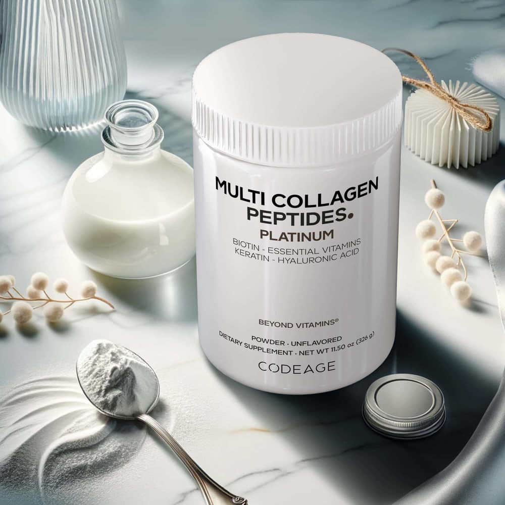 Codeage Platinum Multi Collagen Peptides Powder Supplement - Image 4