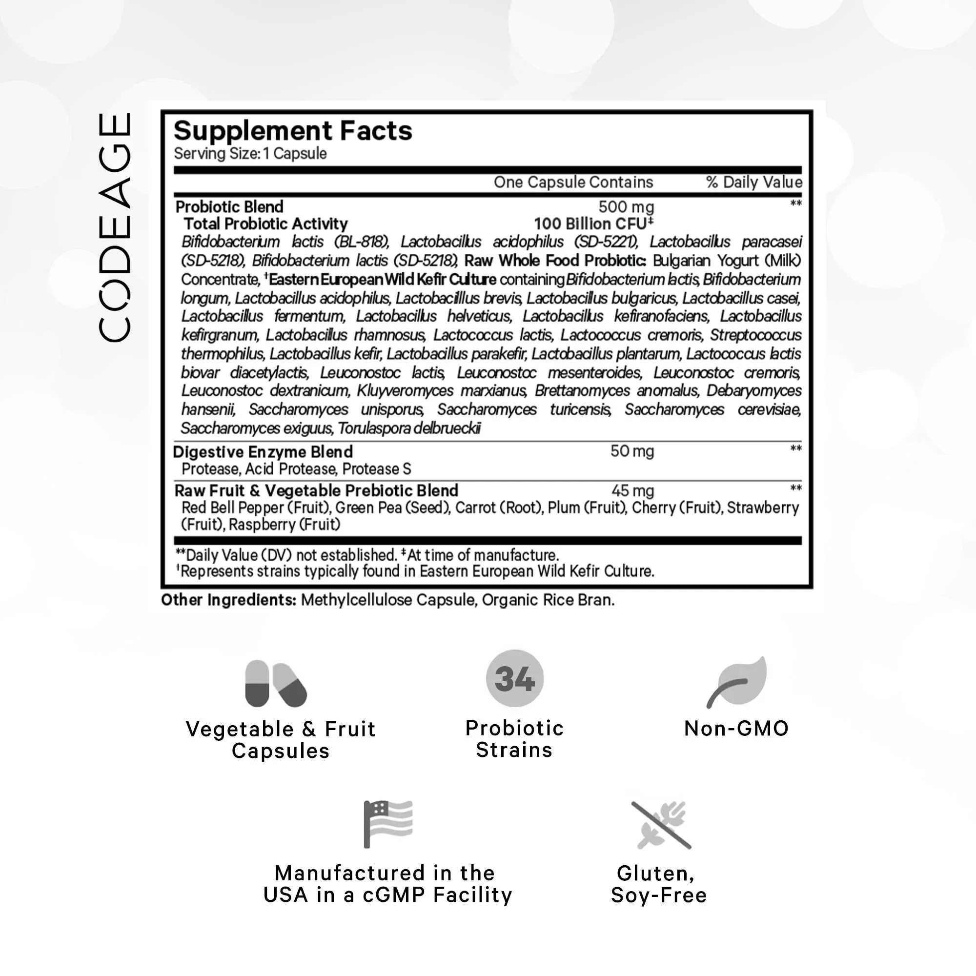 Codeage Raw Probiotic+ - Image 3