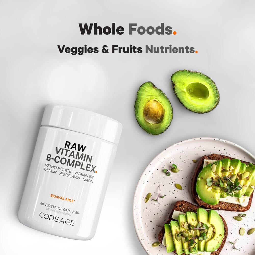 Codeage Raw Vitamin B Complex - Image 3