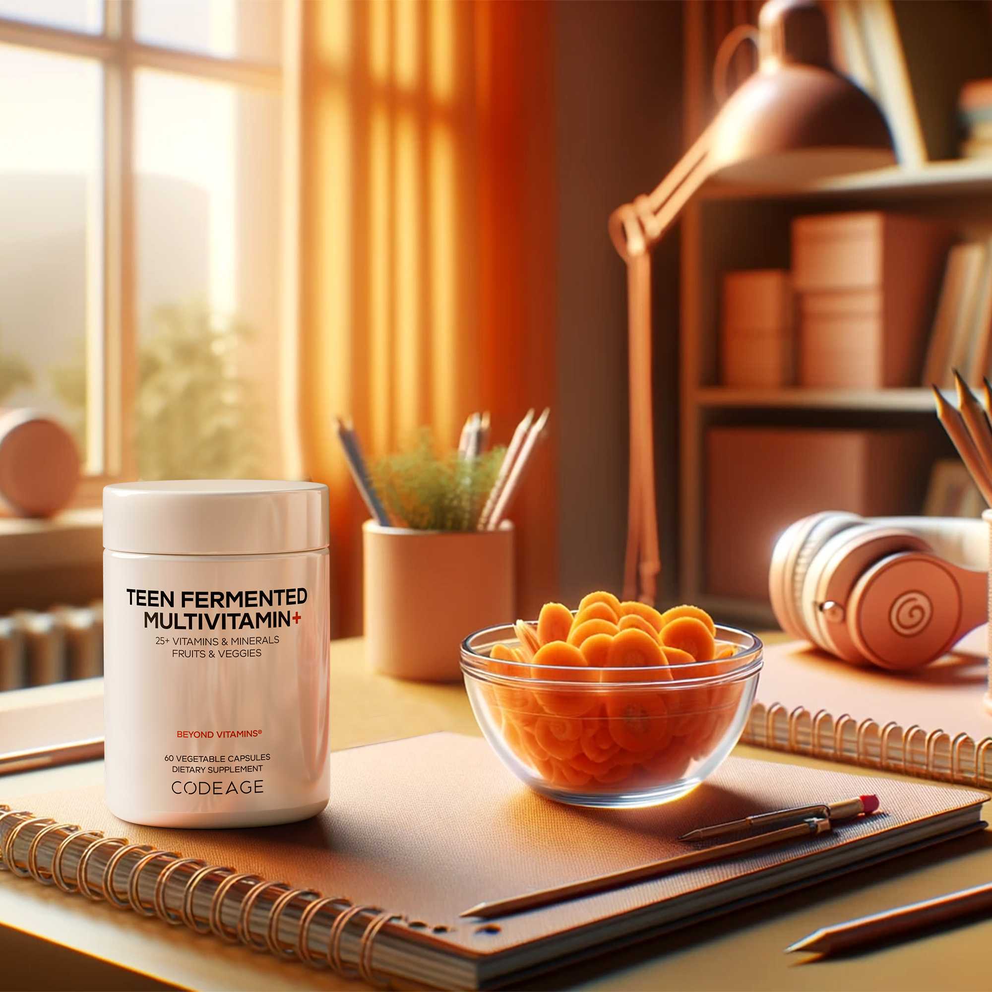 Codeage Teen Fermented Multivitamin+ Supplement - Image 4