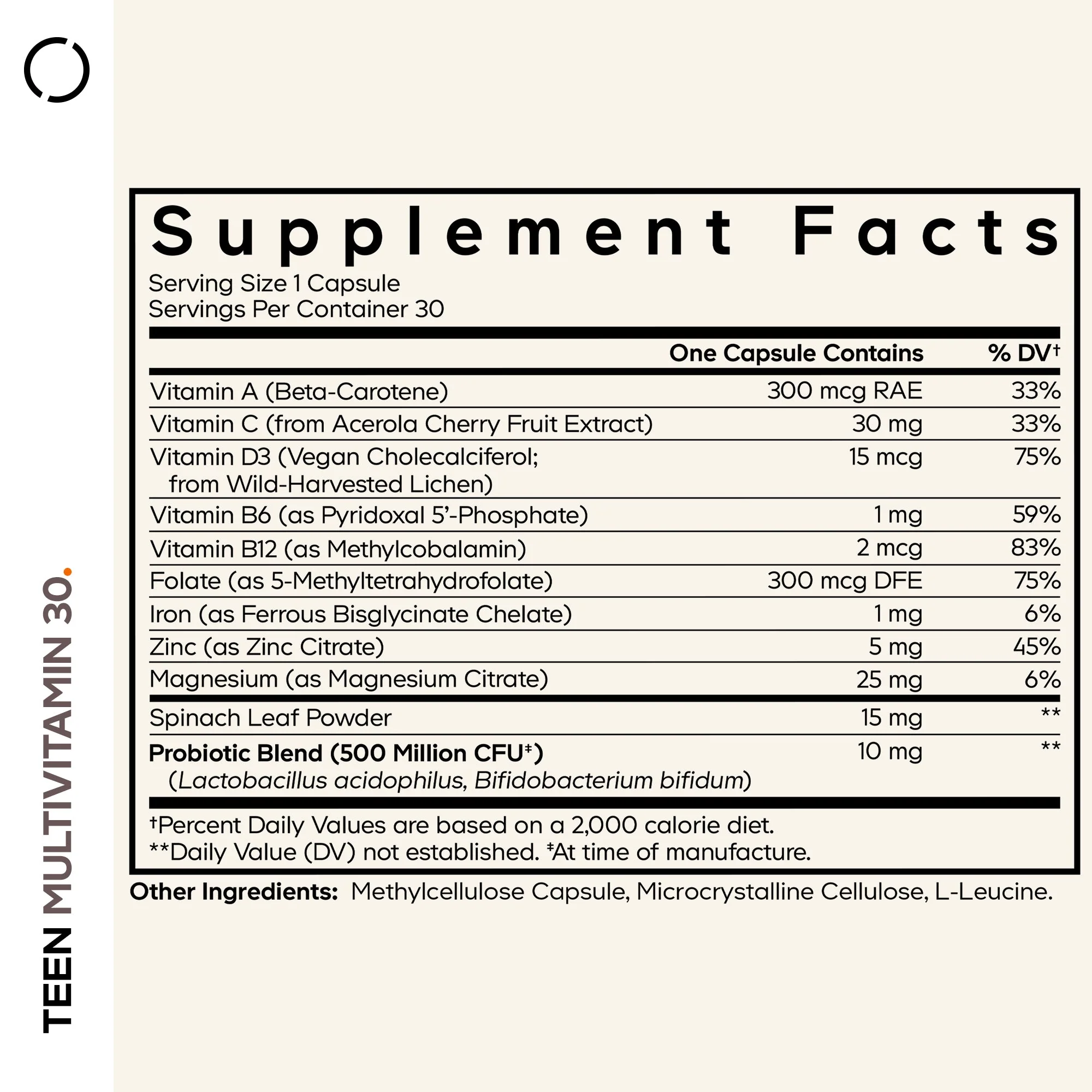 Codeage Teen Multivitamin - Image 2
