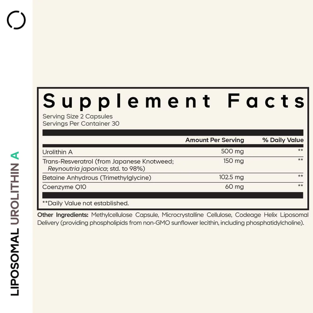 Codeage Urolithin A Eternal Resveratrol - CoQ10 Supplement - Image 2
