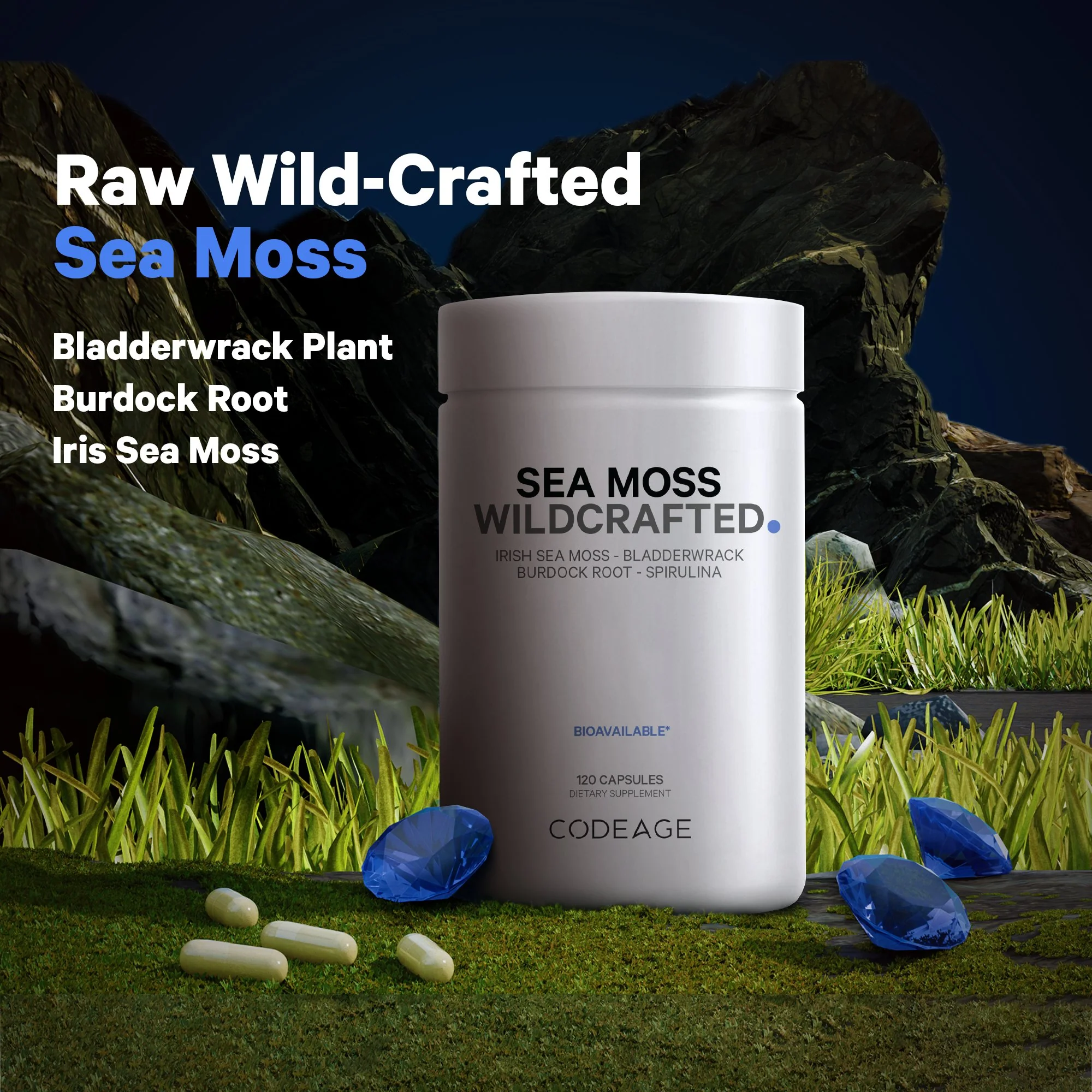 Codeage Wildcrafted Sea Moss Supplement - Image 5