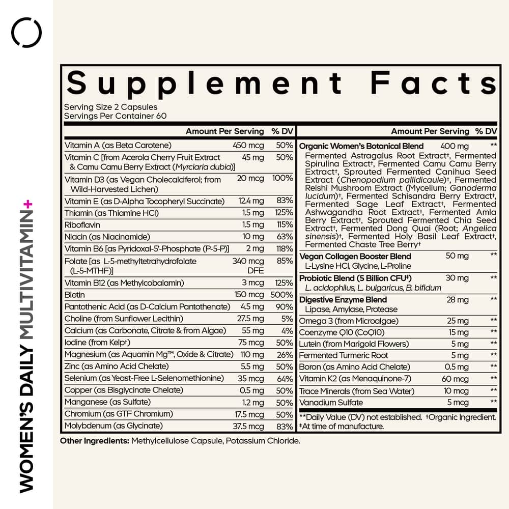 Codeage Women's Fermented Multivitamin Supplement - Image 2