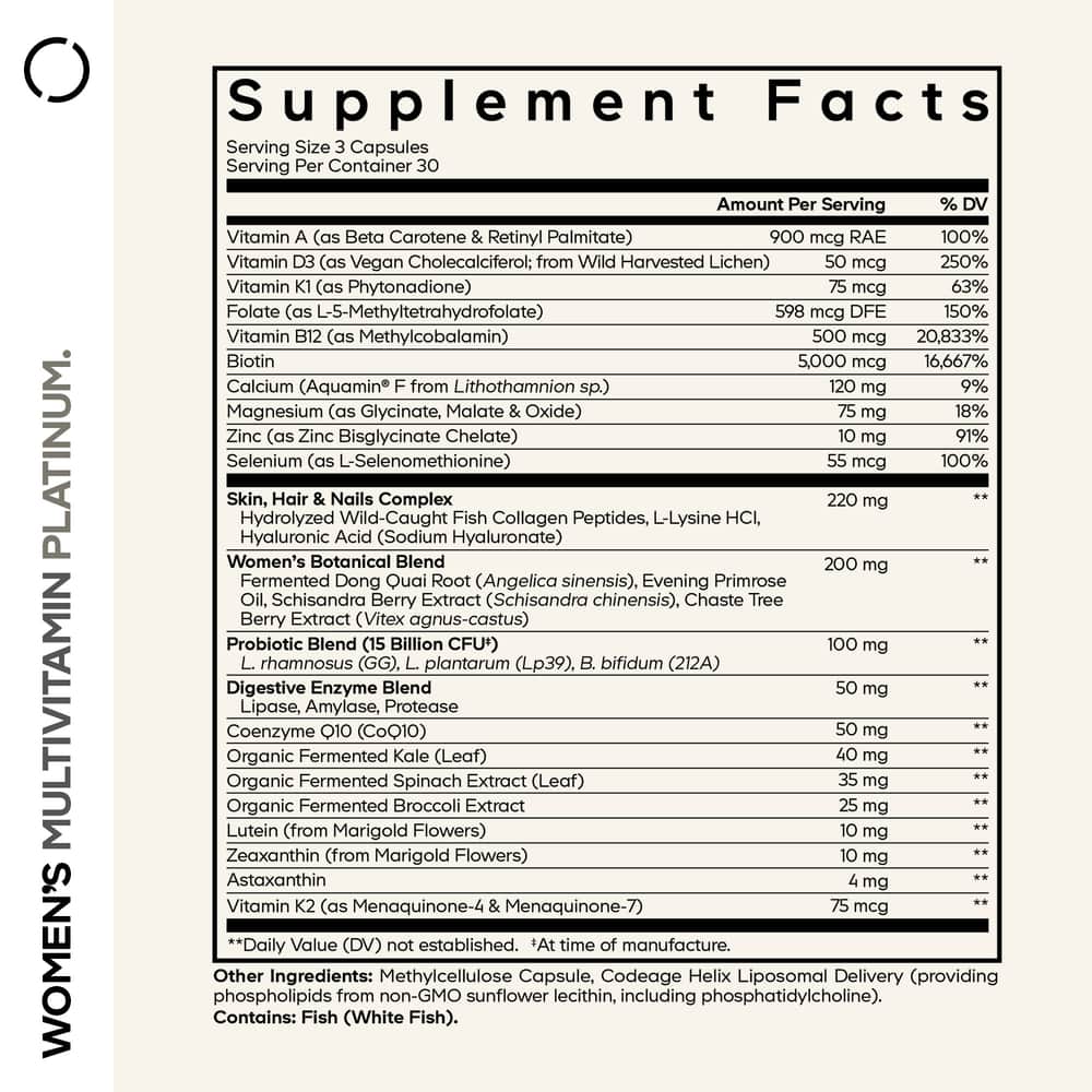 Codeage Women's Multivitamin Platinum - Image 2