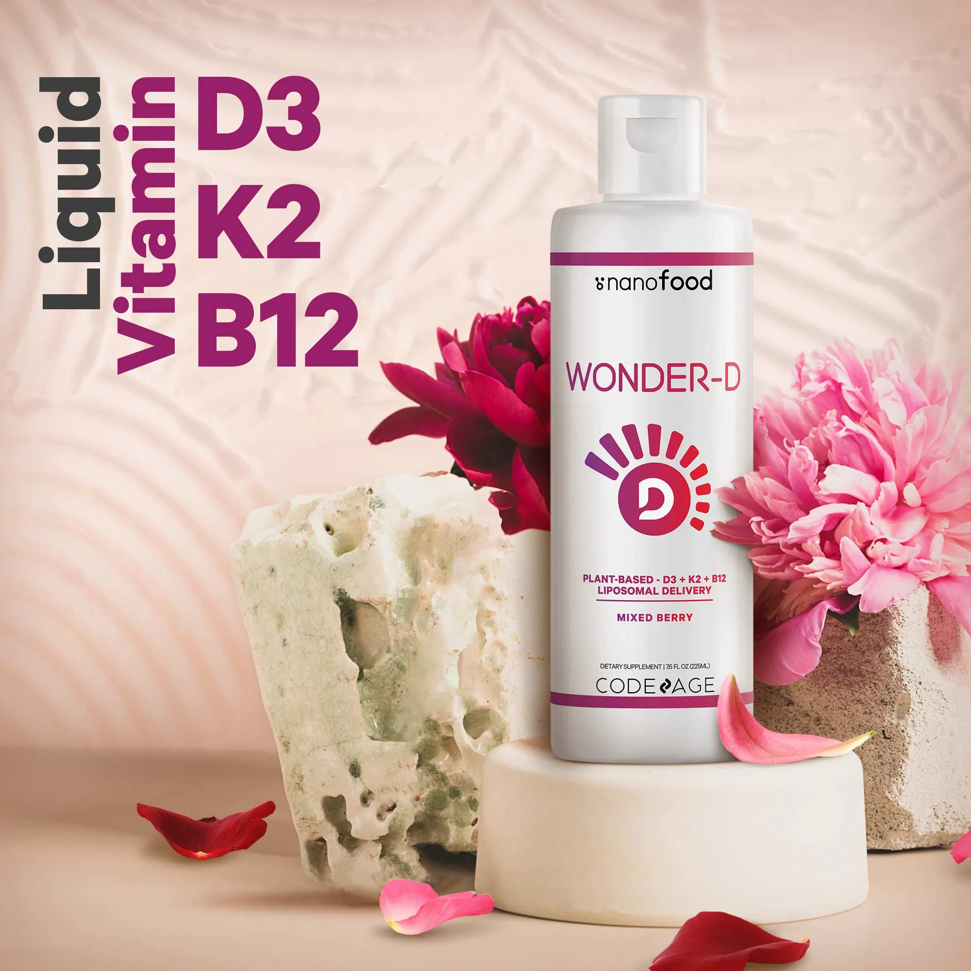 Codeage Nanofood Wonder-D Liquid Multivitamin - Image 3