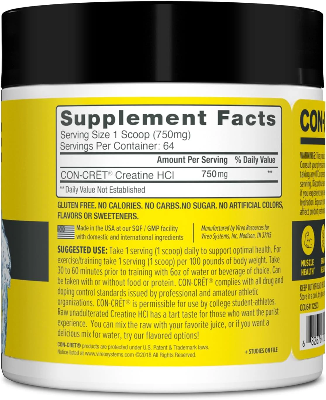 CON-CRET Creatine HCL - Image 3