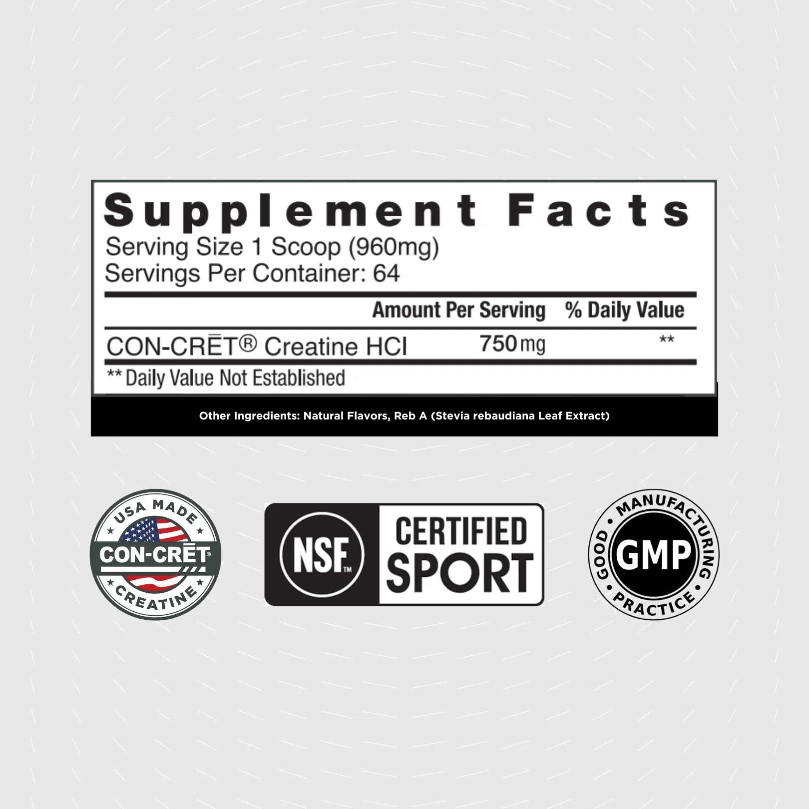 CON-CRET Creatine HCL - Image 8