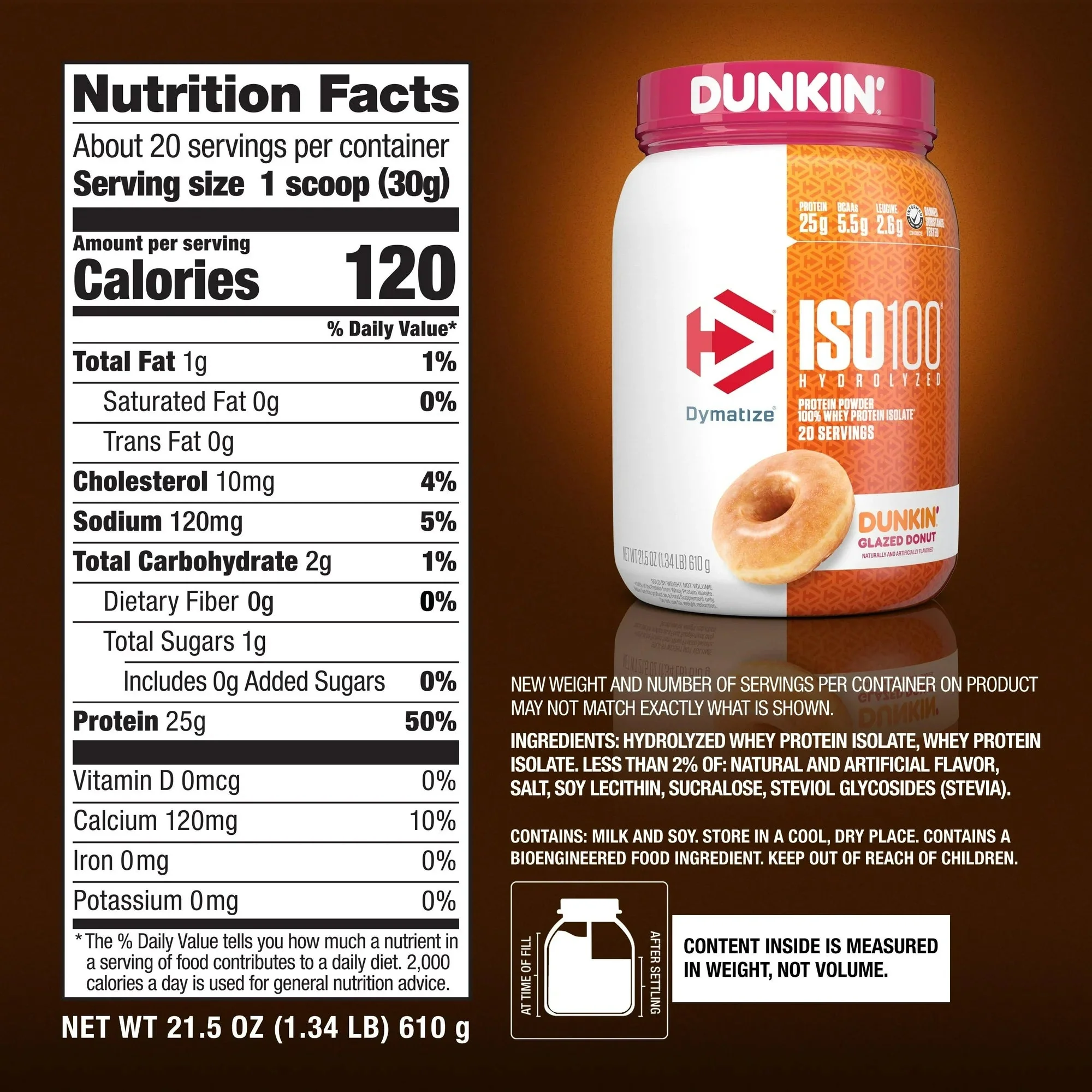 Dymatize ISO 100 Hydrolized Protein Powder - Image 10