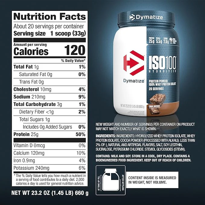 Dymatize ISO 100 Hydrolized Protein Powder - Image 18