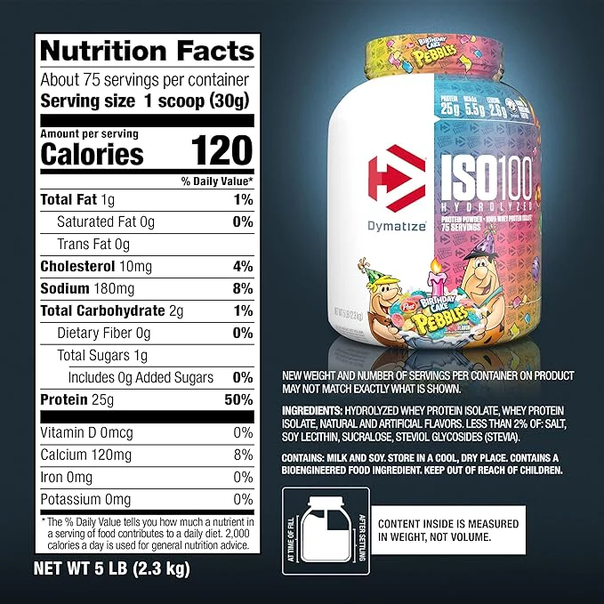 Dymatize ISO 100 Hydrolized Protein Powder - Image 26
