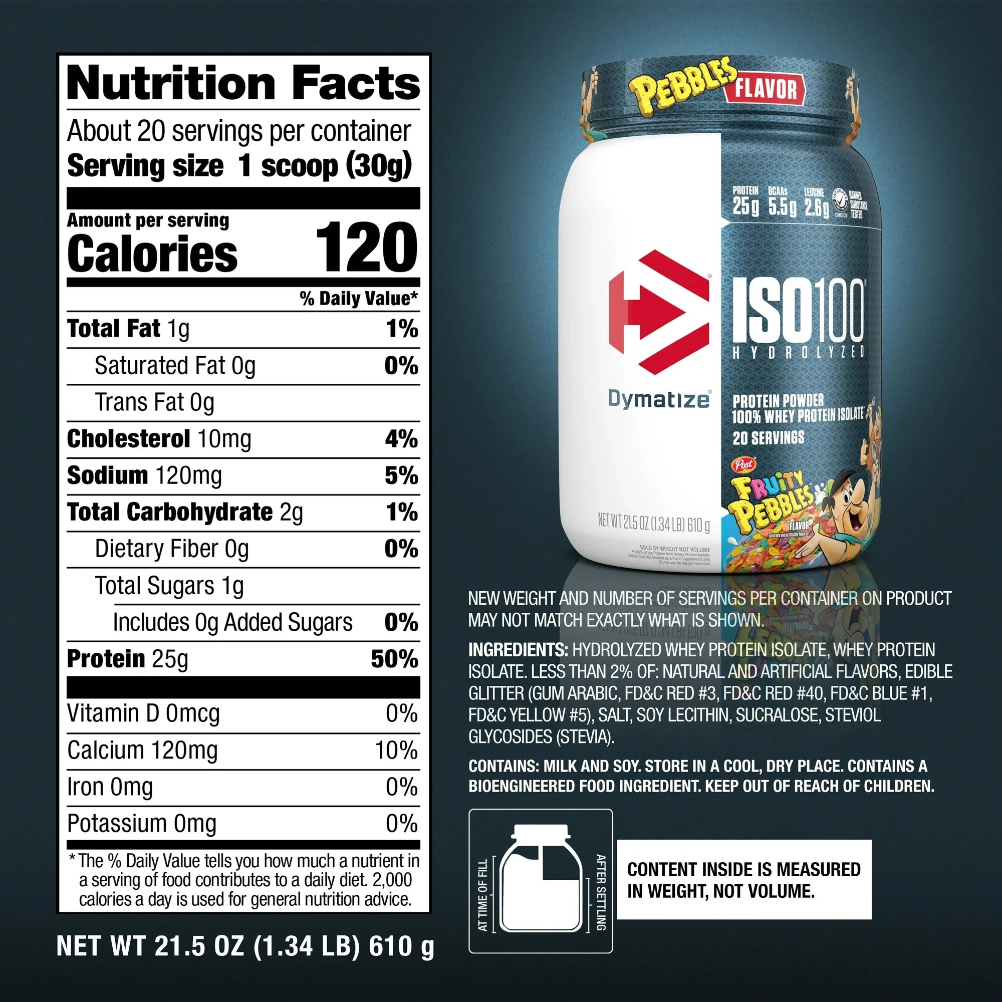 Dymatize ISO 100 Hydrolized Protein Powder - Image 4