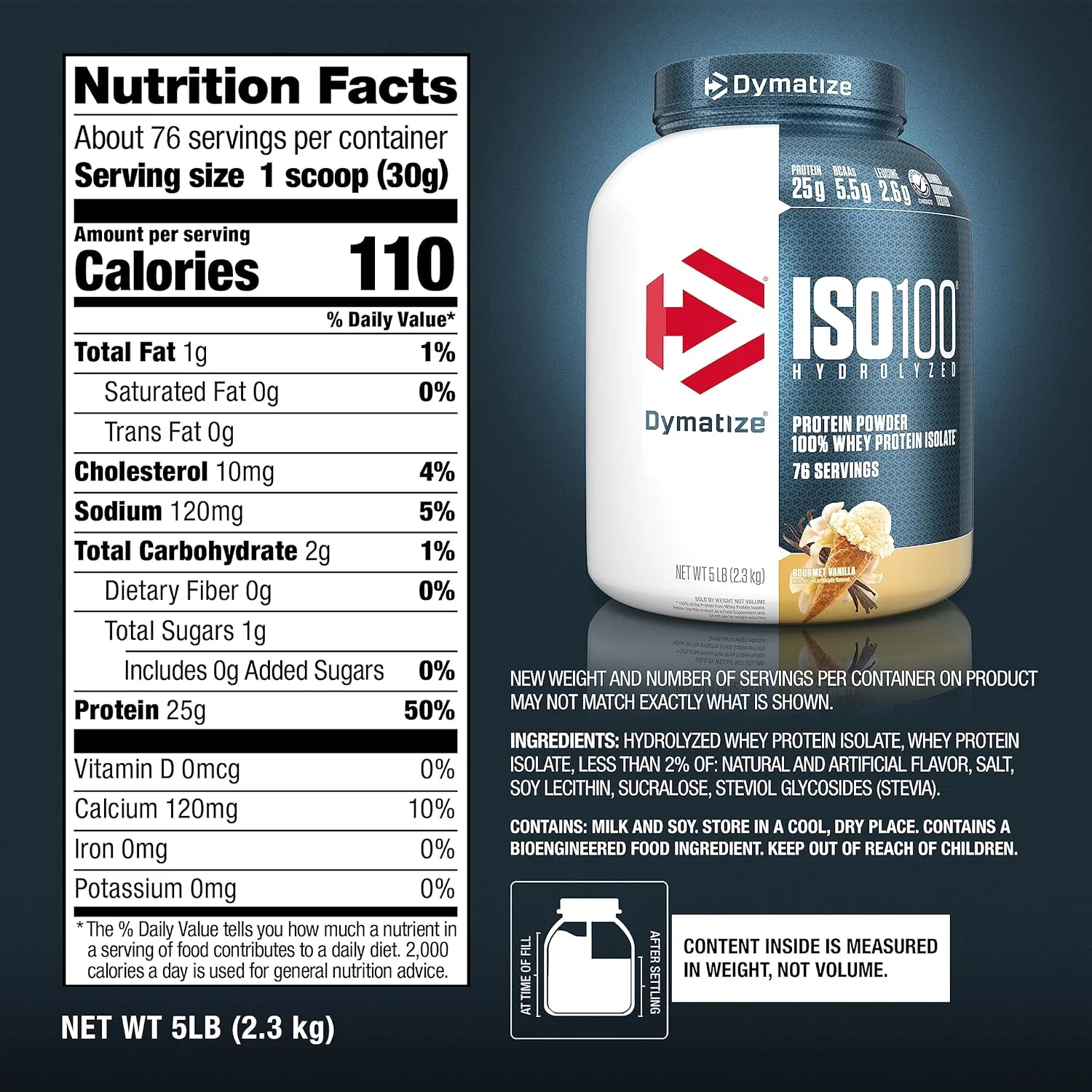 Dymatize ISO 100 Hydrolized Protein Powder - Image 40