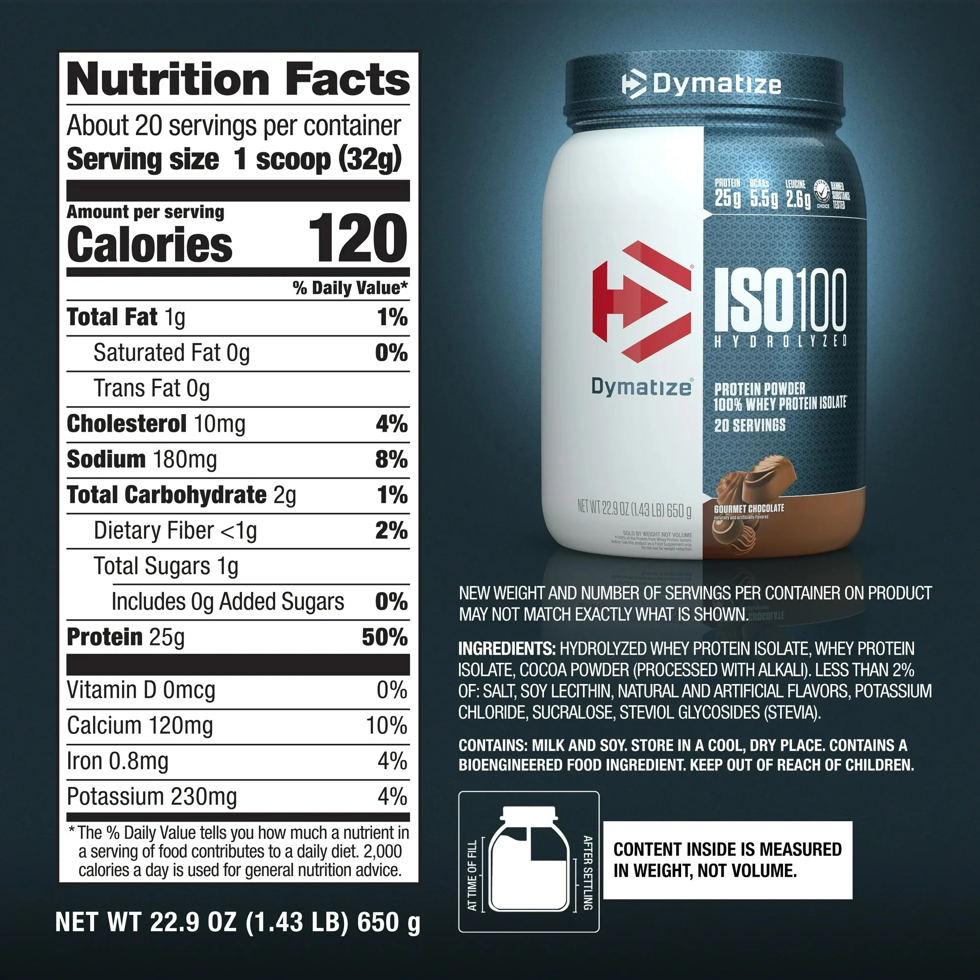 Dymatize ISO 100 Hydrolized Protein Powder - Image 6